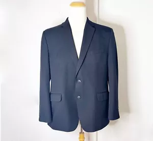Blazer Abrigo Deportivo Haggar Ajuste A Medida Para Hombre Talla 46R Preppy Oficina de Negocios - Imagen 1 de 8