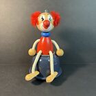 Wooden Clown Bouncing Figure Toy Abakus Cz (Spring Not Included)