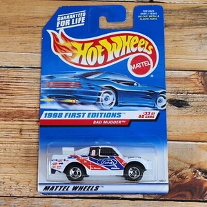 Hot Wheels #8 Ford Bad Mudder Rally Car #662 Malaysia 1998 First Editions 1/64* - Bild 1 von 8