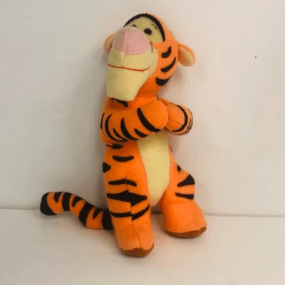 vintage disney tigger plush rattle finger puppet 6 inch 1995 winnie the pooh - Image 1 of 4