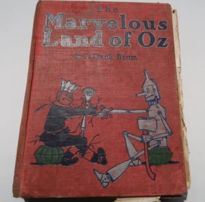 Frank Baum Marvelous Land of Oz 1904 Wizard Sequel Hardcover HC 1st First Ed - Picture 1 of 24