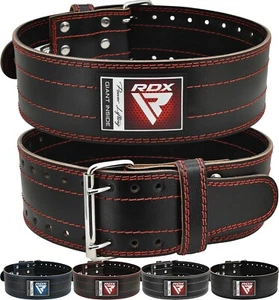 Weight Lifting Belt by RDX, Lower Back Support Belt, Gym Belts, Fitness Training - Picture 1 of 26