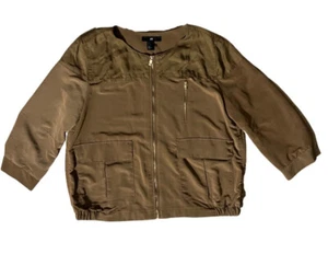 H&M Women’s Brown Jacket - Size 12 - Picture 1 of 4