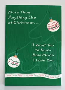 Tarjeta de felicitación NAVIDAD MÁS QUE NADA SÉ CUÁNTO TE QUIERO - Imagen 1 de 3