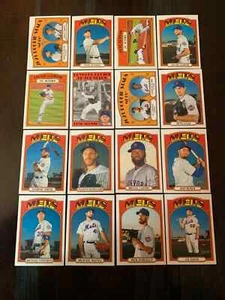 Juego de (16) equipos base Topps Heritage New York Mets 2021 Alonso deGrom Peterson - Imagen 1 de 1