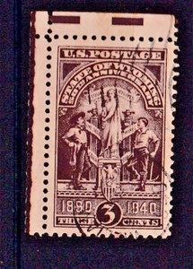 1940 UNITED STATES STAMP NO. 449-OBL.TB-SEE SCAN-Z020 - Picture 1 of 1