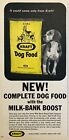 1964 AD.(XH76)~KRAFT FOODS, CHICAGO. NEW KRAFT DOG FOOD W/MILK-BANK BOOST