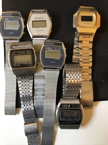 6 Vintage LC watches: Quintel Waltham Criterion Advance and Crono Alarm - Picture 1 of 12