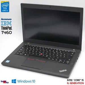 Notebook IBM LENOVO THINKPAD T460 INTEL i5 Laptop 240GB SSD 8GB DDR3 WINDOWS 10 - Imagen 1 de 10