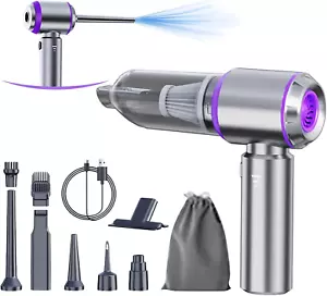 Car Vacuum Portable Cordless 20000PA High Power Mini Vacuum Cleaner 4-In-1 Compr - Picture 1 of 12