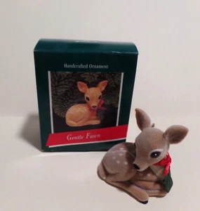 A Gentle Fawn`1989`Nature Touches Every Heart With Work Of Art-Hallmark Ornament - Picture 1 of 3