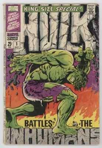 Incredible Hulk Anual 1 Marvel 1968 GD VG King Size Jim Steranko - Imagen 1 de 2