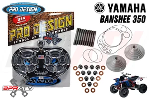 Pro Design Cool Head Billet +4 mil 22cc Domes Kit Yamaha Banshee 350 Made in USA - Picture 1 of 15