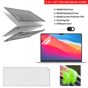 5-IN-1 SETB Case+Screen Protector+Cover For Macbook Pro Air 13"14"15"16"M4 M3 M2 - Picture 1 of 7