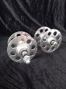 VINTAGE RARE 1930-40,S CHATER- LEA LARGE FLANGE ALLOY CYCLE HUBS.X2.40/32
