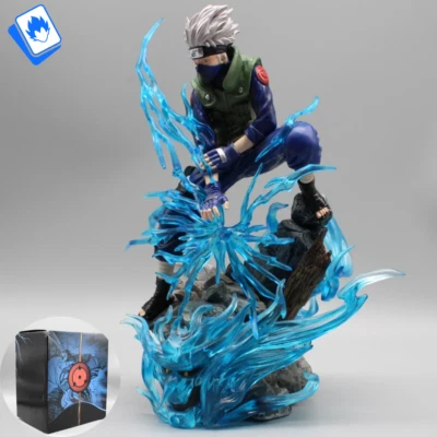 Action Figure Naruto Hatake Kakashi Diorama 23cm STATUA DA COLLEZIONE Anime - Immagine 1 di 4