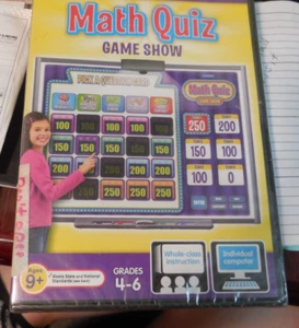 Lakeshore Interactive Math Quiz Game Show: Grades 4-6 Teaching CD-ROM Brand NEW! - Picture 1 of 2