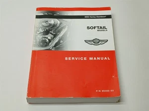Harley-Davidson 2003 Anniversary Softail Models Service Manual 99482-03 - Picture 1 of 6