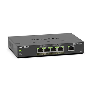 NETGEAR PoE Switch 5 Port Gigabit Ethernet Plus Network Switch (GS305EPP) - with - Picture 1 of 6