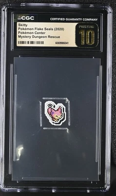 Skitty - 2020 Pokemon Flake Seals (Mystery Dungeon Rescue) - CGC Pristine 10 - Image 1 of 3