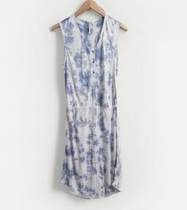 Calvin Klein Tie-dye Henley Stretch Kleid Damen Größe S - Bild 1 von 7