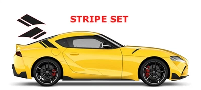 Calcomanía de vinilo Hash Marks rayas se adapta al panel lateral Supra 2020-2025 - cualquier color Foto 1 de 3