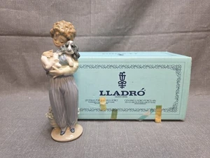 Vintage Lladro 1989 Collector's Society 7609 MY BUDDY With Dog Figurine W/ Box - Picture 1 of 12