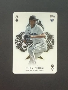 🃏 2024 Topps All Aces Eury Pérez RC - Ace of Clubs Rookie Card Miami Marlins 🔥 - Picture 1 of 3