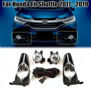 Front Bumper Fog Lights Lamps Assembly Set For Honda Fit Shuttle 2017 2018 2019  - Bild 1 von 13