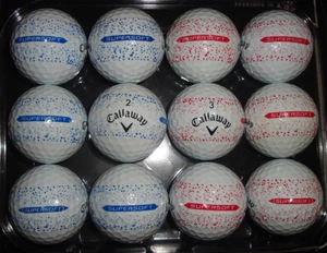 12 Callaway Supersoft Splatter 360 golf balls - Picture 1 of 1