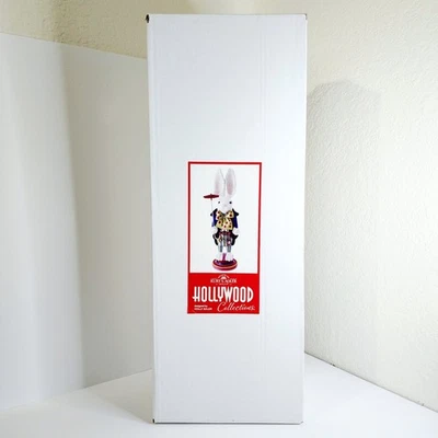 Kurt S. Adler Hollywood White Rabbit Nutcracker 18" HA0382 - Image 1 of 4