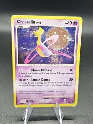 Pokémon TCG Cresselia 2/106 Great Encounters Holo Rare Heavy Played 2008 - Image 1 of 4