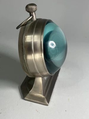 Reloj regulador ferroviario Pottery Barn escritorio manto aumento, cara de vidrio tintado Foto 1 de 4