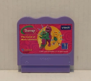 VTech VSmile learning system Barney Land of Make Believe game tested&works well - Picture 1 of 2