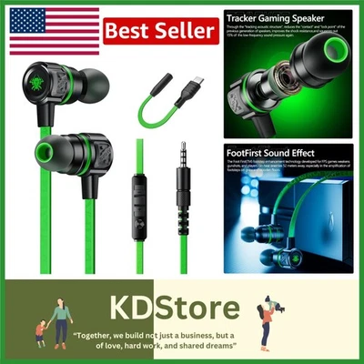 G20 Dual Plug Wired Gaming Earbuds with Noise Isolation & In-Line Mic - Image 1 of 4