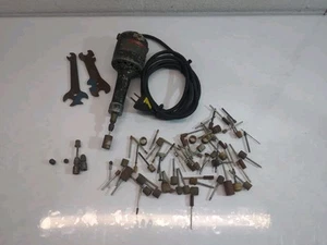 Dumore 8H Vintage Hand Grinder / Buffer ROTARY TOOL 18,000 RPM 115V WORKS AS IS - Picture 1 of 16