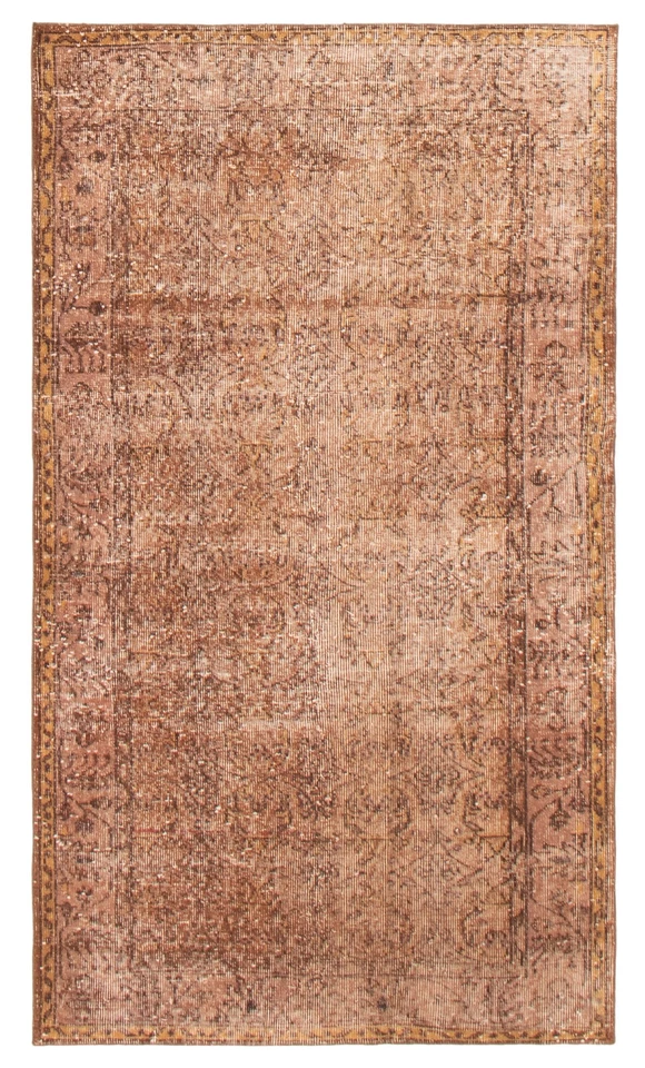 3'11" x 6'11" Traditional Vintage Hand Knotted Oriental Carpet Wool Area Rug - Image 1 of 4