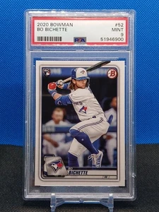 Bo Bichette RC PSA 9 2020 Bowman #52 Toronto Blue Jays novato como nuevo  - Imagen 1 de 10