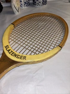Slazenger Challenge No 1 Vintage Wooden Tennis Racket - Picture 1 of 12