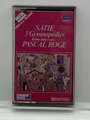 Satie: 3 Gymnopedies and Other Piano Works - Erik Satie|Pascal Roge - Cassette - Image 1 of 3