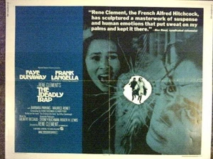 THE DEATHLY TRAP 1972 MEDIA HOJA ORIGINAL FAYE DUNAWAY - Imagen 1 de 1