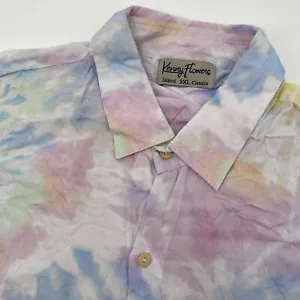 Kenny Flowers Herren 3XL Island klassisch mehrfarbig pastell kurzärmliges geknöpftes Hemd - Bild 1 von 5