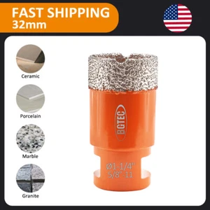 Diamond Hole Saw Dry Drilling Bit 32mm Grinder Hole Cutter for Porcelain Tile - Picture 1 of 9