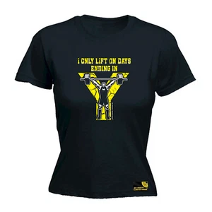 Gym Swps I Only Lift On Days Y - Damen T-Shirt lustig T-Shirt Geschenk Neuheit - Bild 1 von 7