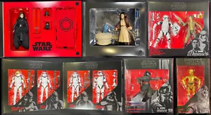 RARE 2016 Hasbro Star Wars Black 6" Action Figures and Playsets Collection MIB - Picture 1 of 23