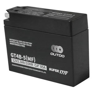 12V Sealed Battery GT4B-5 YT4B-BS for DR-Z70 Yamaha TTR50E TTR90E YJ50R SR400 US - Picture 1 of 16