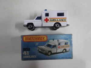 Matchbox 1977 No.41 Ambulance original box. - Picture 1 of 16