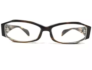 Iyoko-Inyake Eyeglasses Frames IY 252 Col.2 Brown Rectangular Full Rim 53-16-135 - Picture 1 of 10