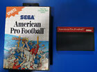 American Pro Football - version française PAL - Sega Master System