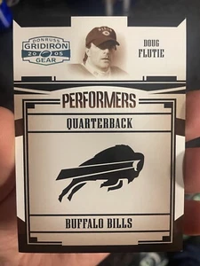 2005 Donruss Playoff Gridiron Gear Performers #6/25 Doug Flutie #P-13 Buffalo🔥 - Picture 1 of 2